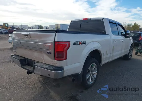2016 Ford F-150 Platinum from USA, damaged, VIN 1FTFW1EG1GFB01706